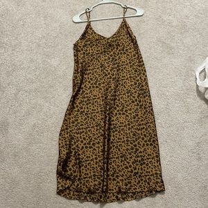 Target Cheetah Slip Dress